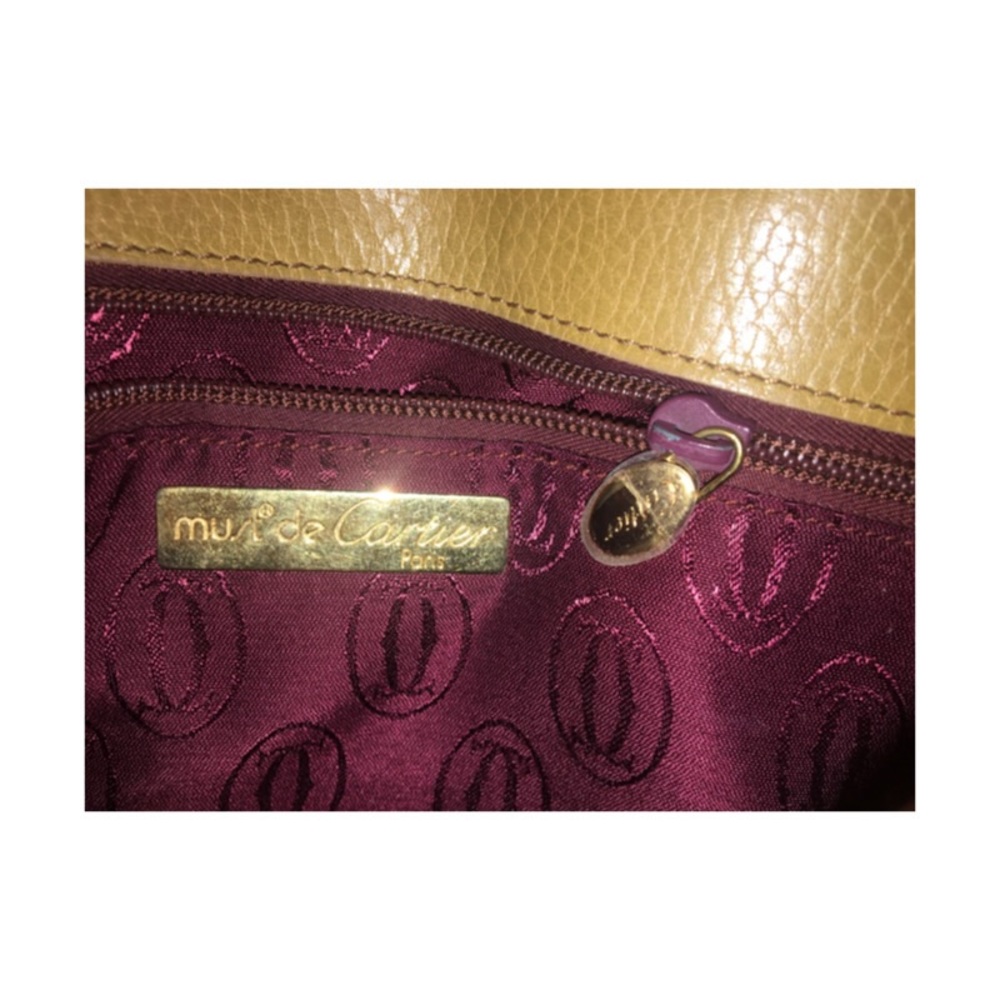 Cartier Vintage. Mustard color - Picture 4 of 6